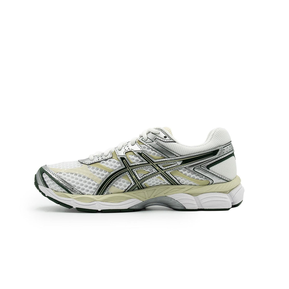 Chaussure de running Asics Gel-Cumulus 16 blanc et vert – vue 2