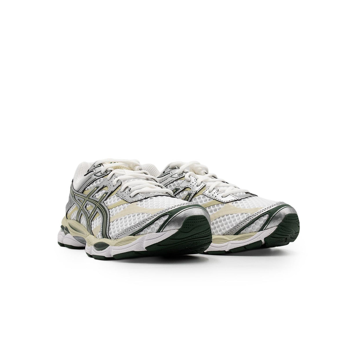 Chaussure de running Asics Gel-Cumulus 16 blanc et vert – vue 3