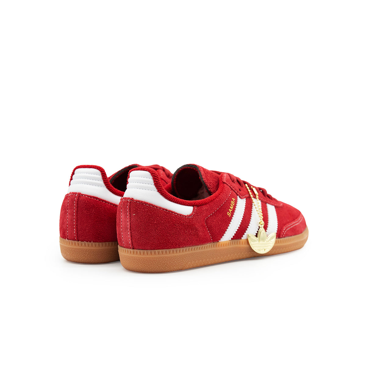 Sneakers Adidas Samba OG rouge et blanc – vue 4