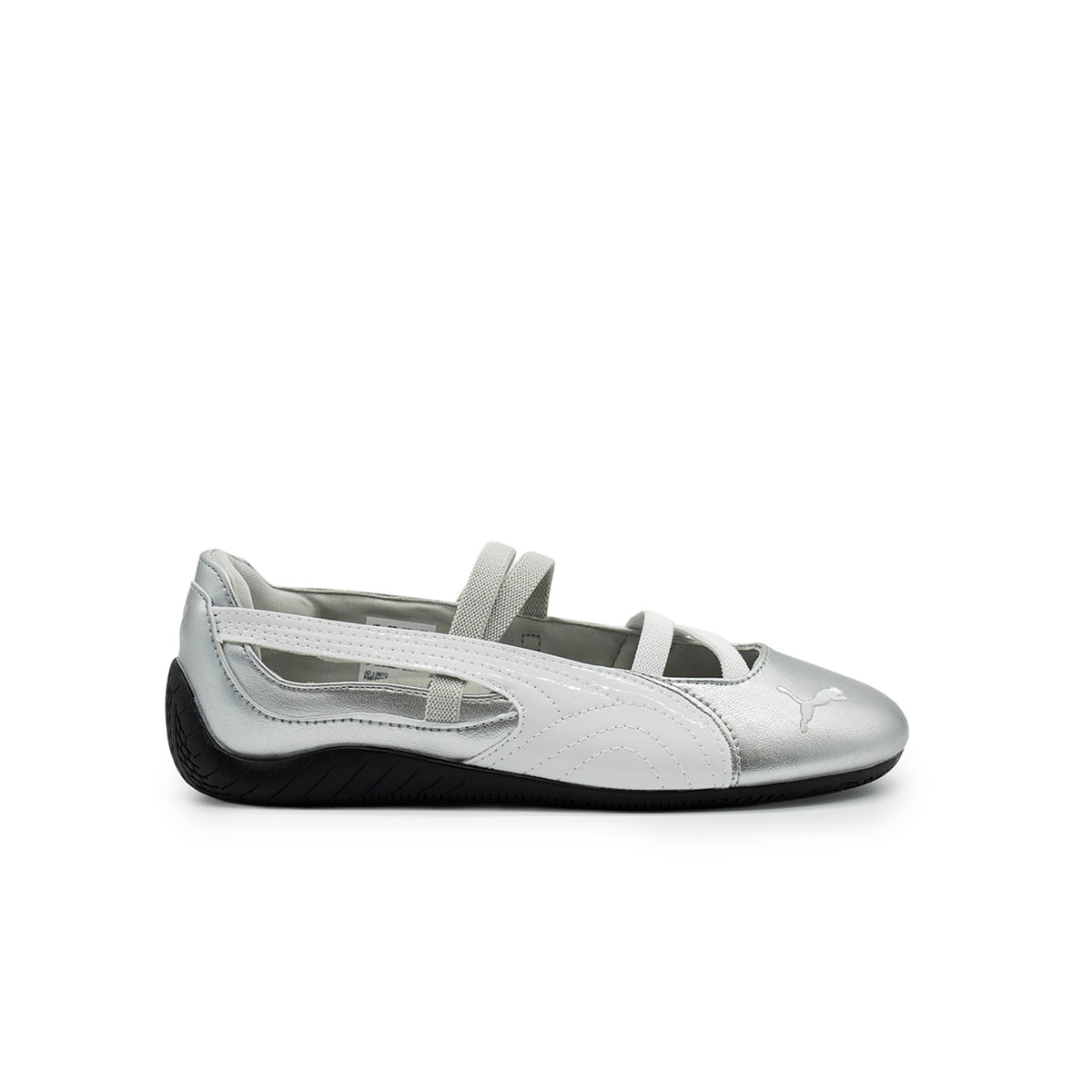 Sneakers Puma Speedcat Ballet Metallic Femme argent et blanc – vue 1