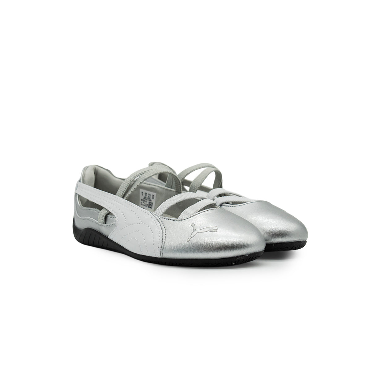 Sneakers Puma Speedcat Ballet Metallic Femme argent et blanc – vue 3
