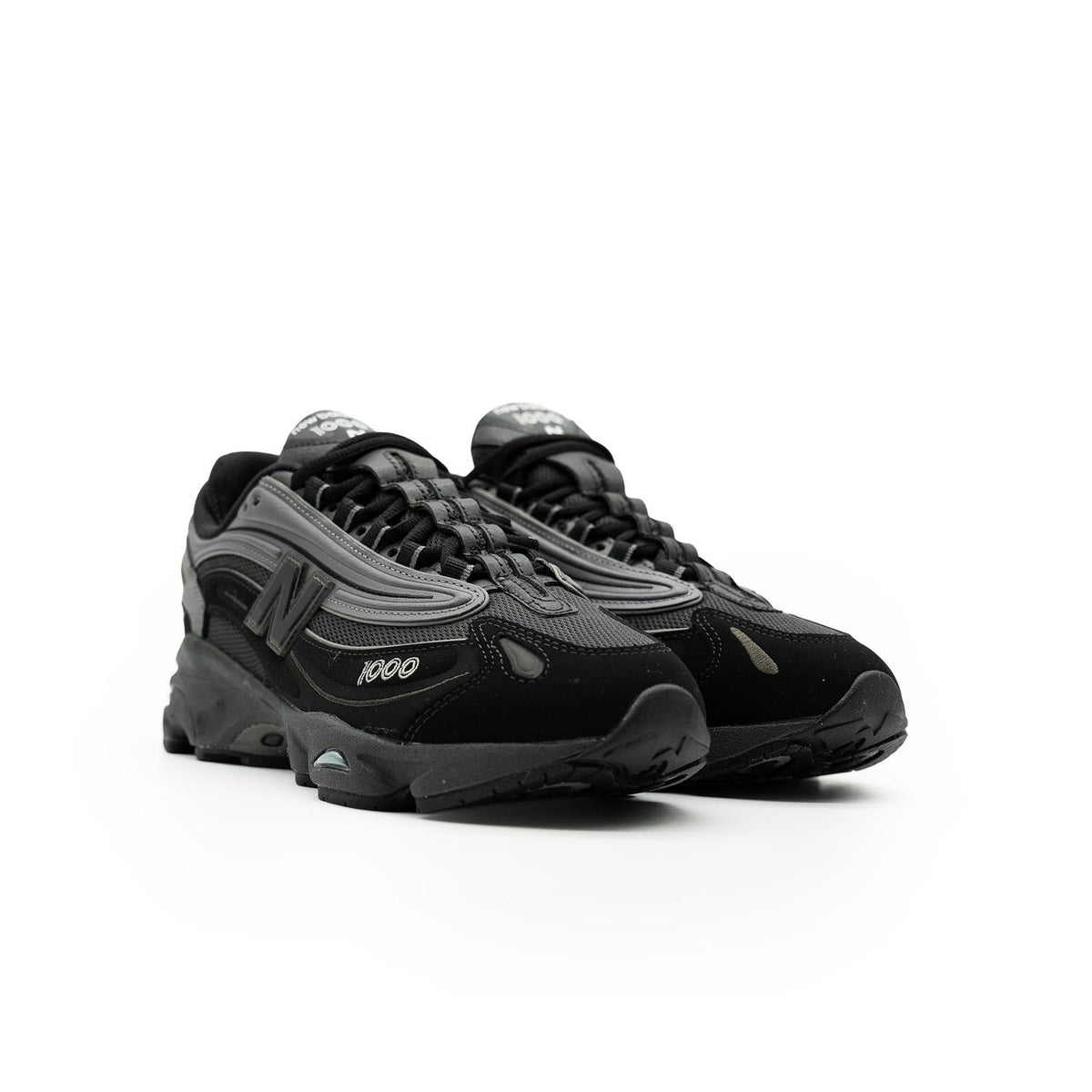 Sneakers New Balance 1000 noir et gris – vue 3