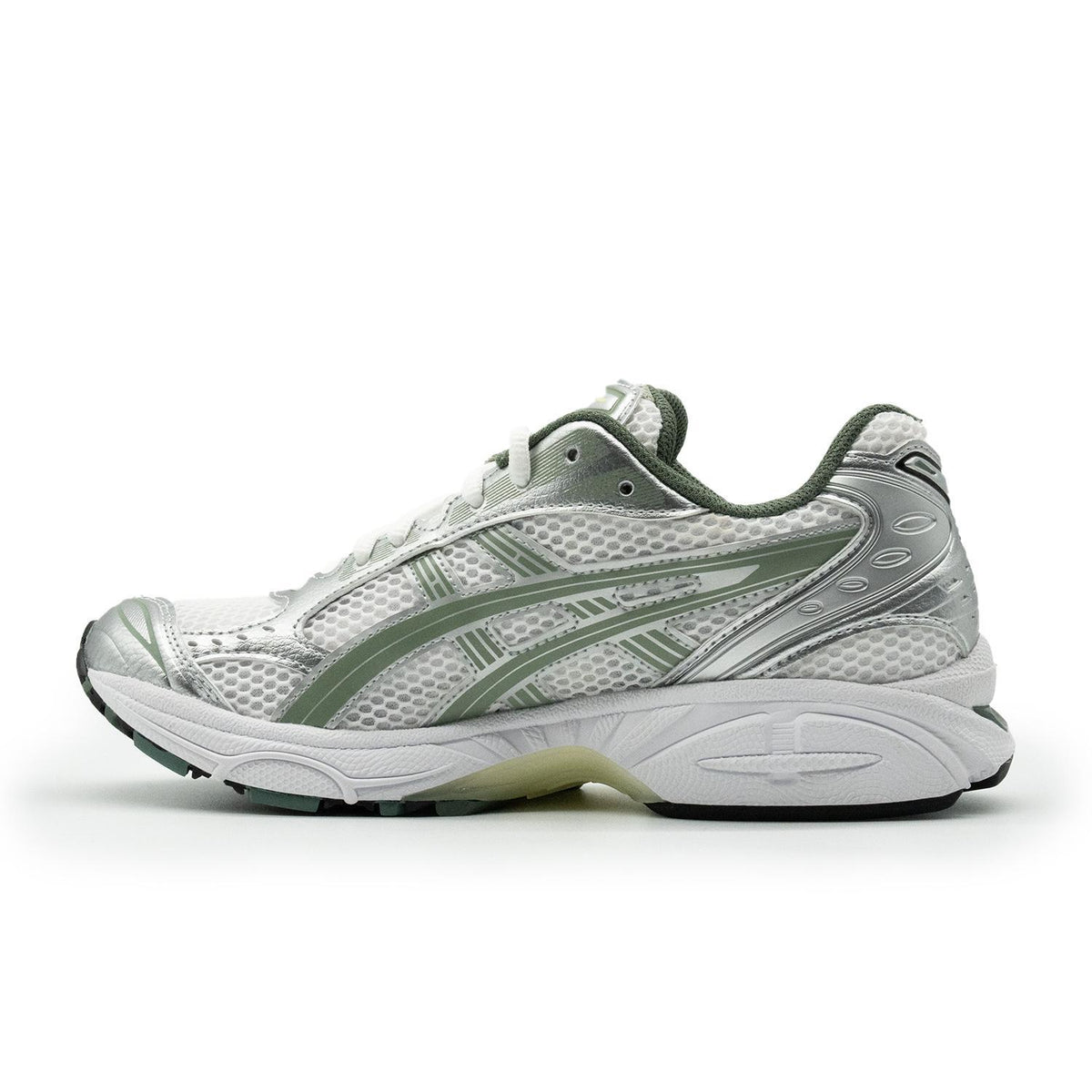 Chaussure de running Asics Gel-Kayano 14 blanc et gris – vue 2
