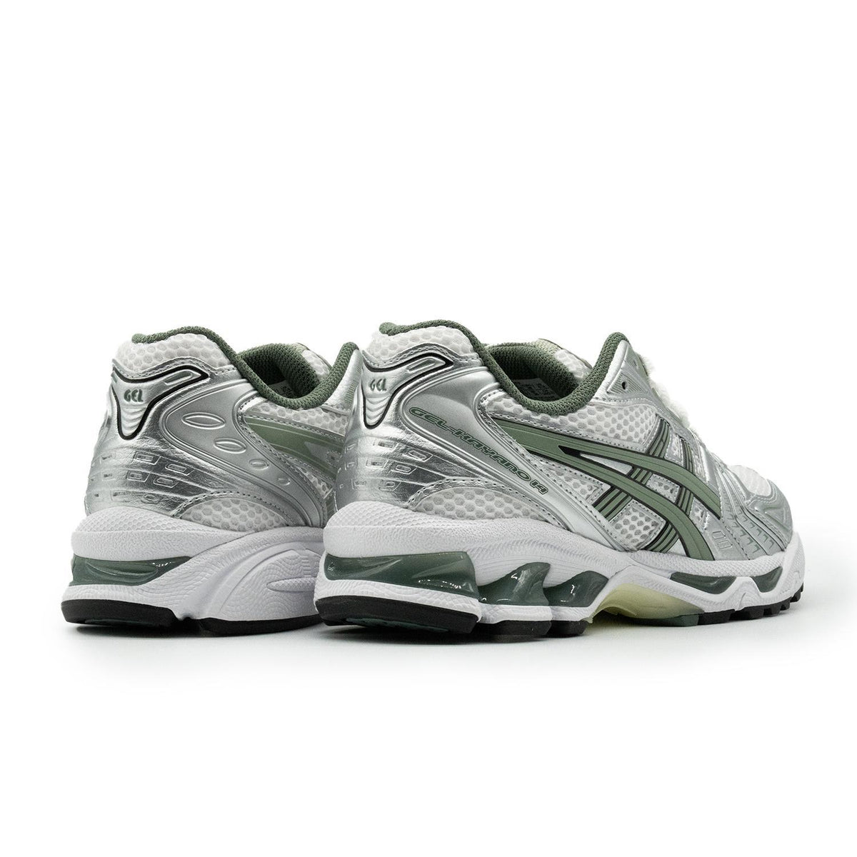 Chaussure de running Asics Gel-Kayano 14 blanc et gris – vue 4