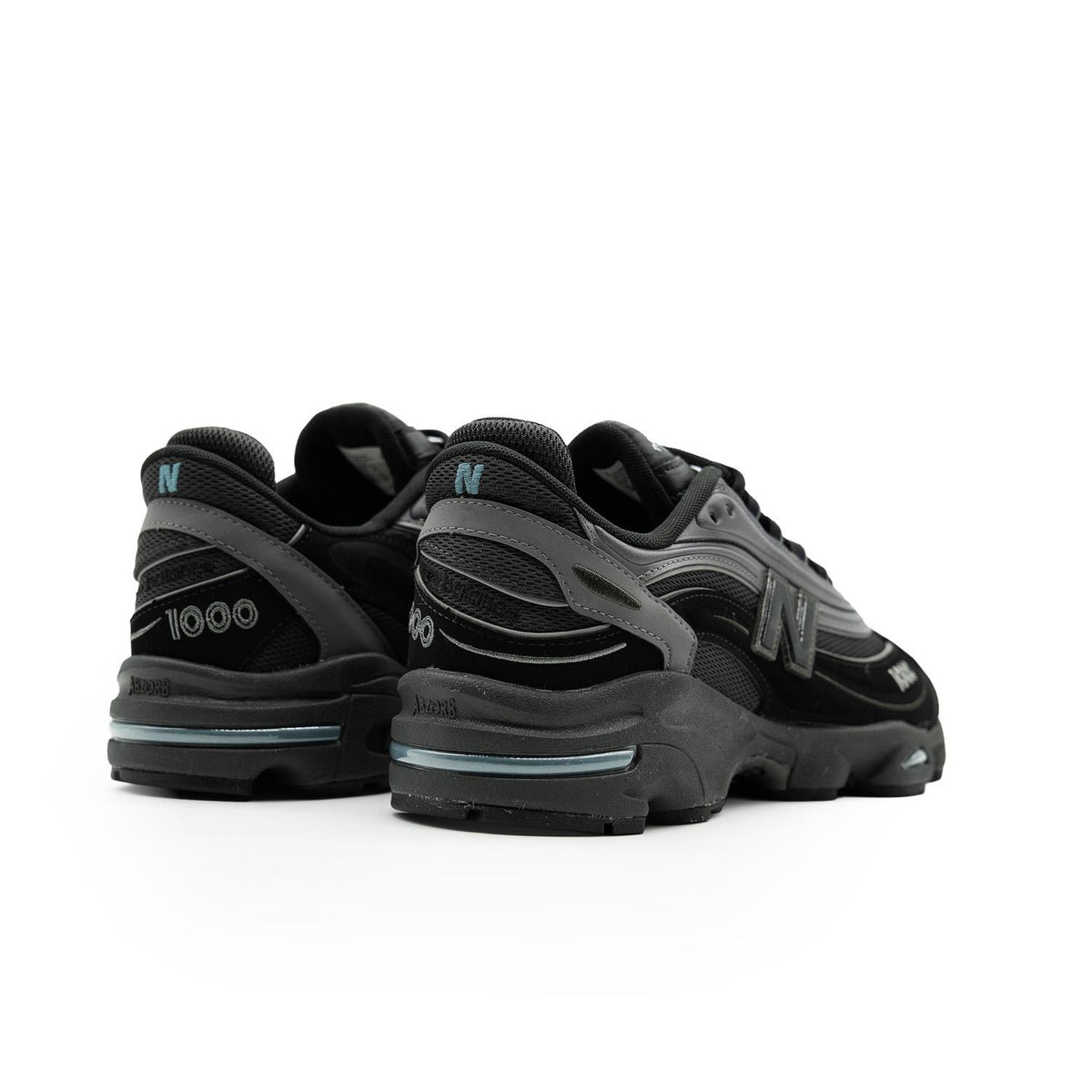 Sneakers New Balance 1000 noir et gris – vue 4