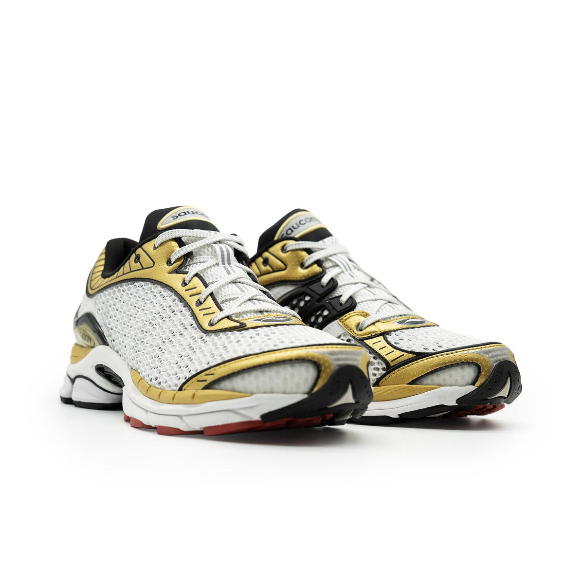 Chaussure de running Saucony ProGrid Paramount blanc et or – vue 3