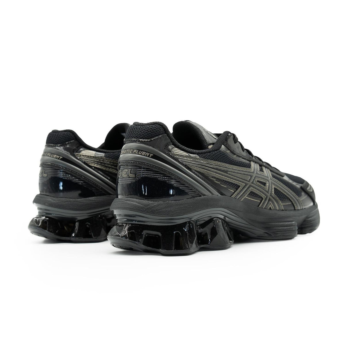Chaussure de running Asics Gel-Kinetic Fluent noir et gris – vue 4
