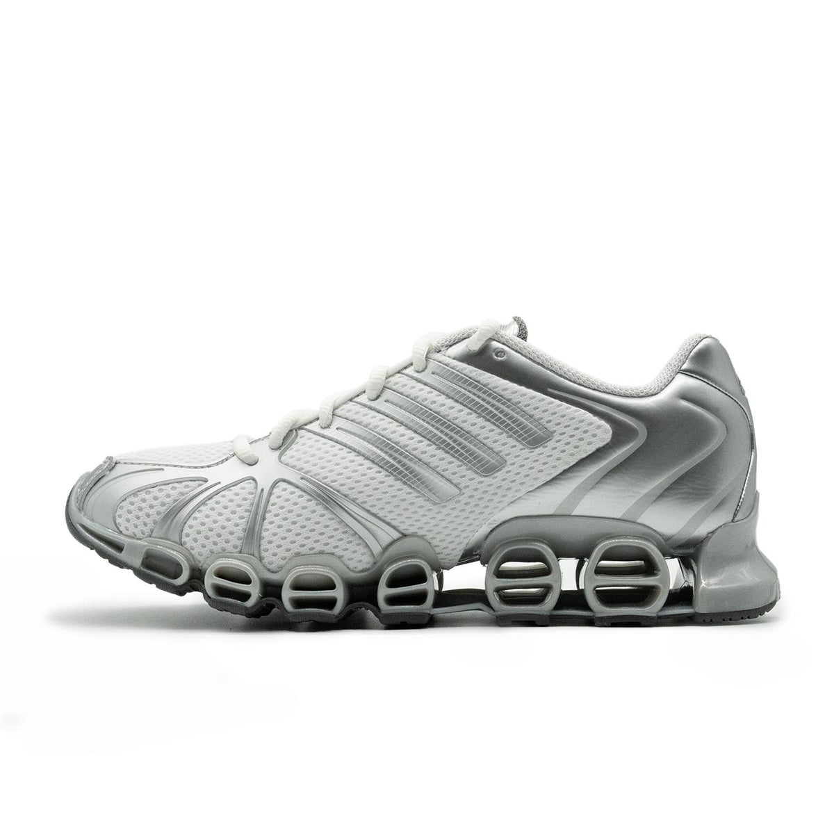 Sneakers Adidas Mega Ghostride Femme blanc et argent – vue 2