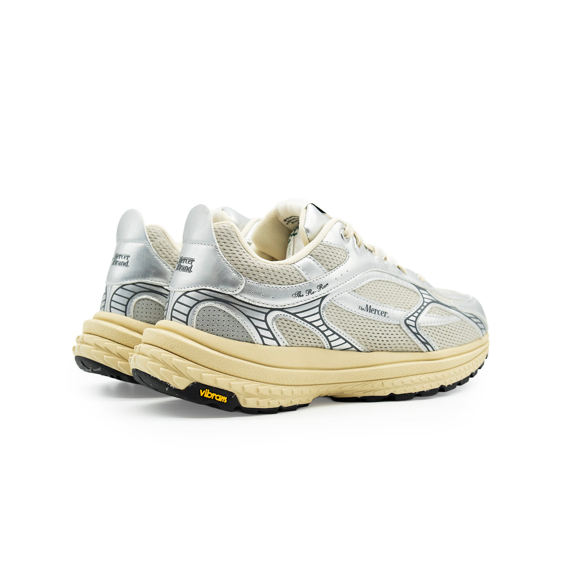 Sneakers The Mercer Re-Run Vibram argent – vue 4