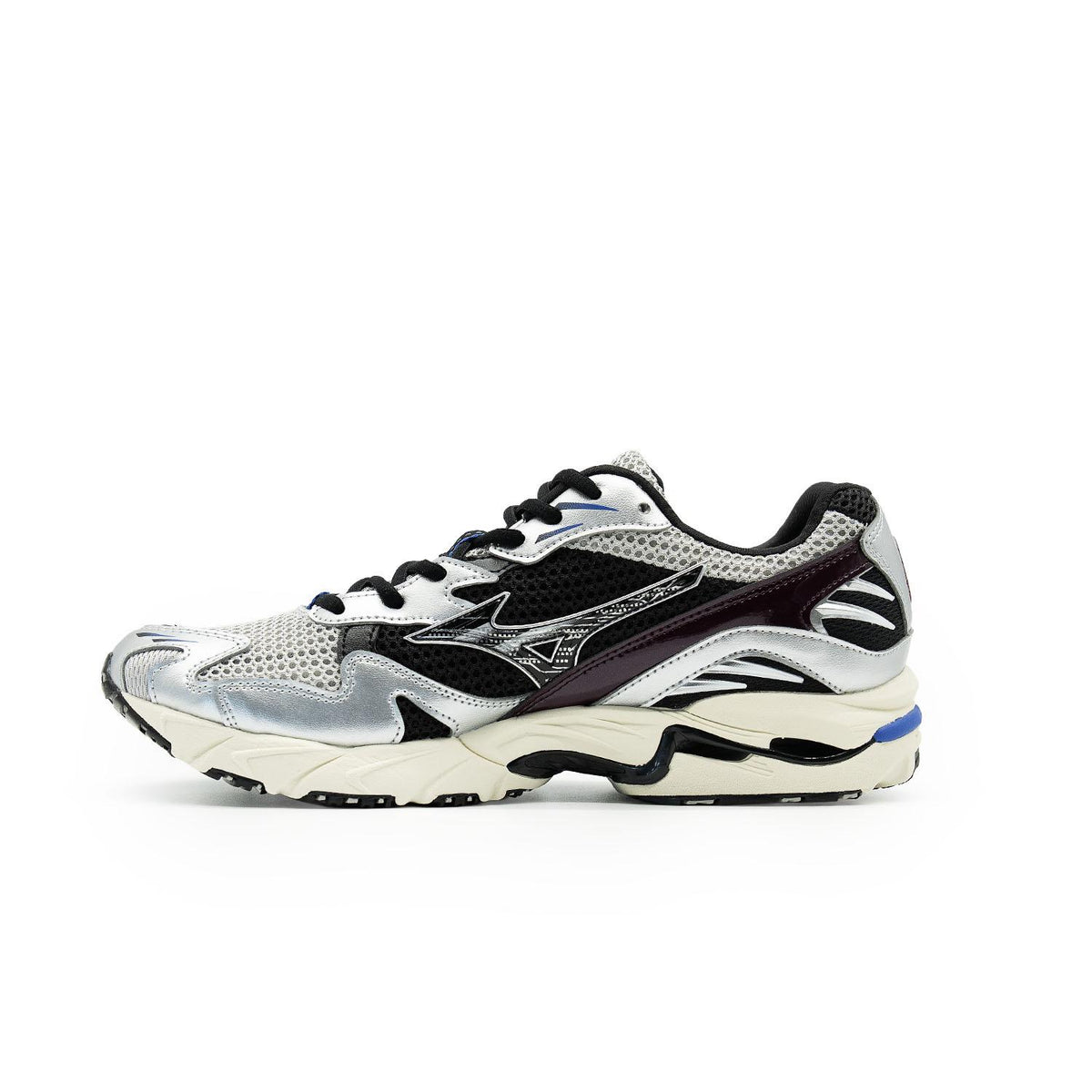 Chaussure de running Mizuno Wave Rider 10 bleu et noir – vue 2
