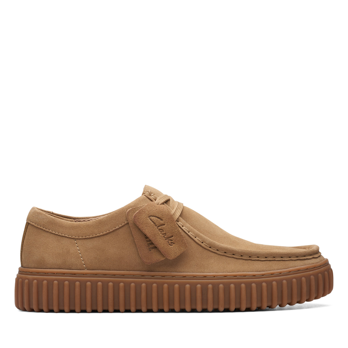 Chaussure de ville Clarks Torhill Lo marron et beige – vue 1