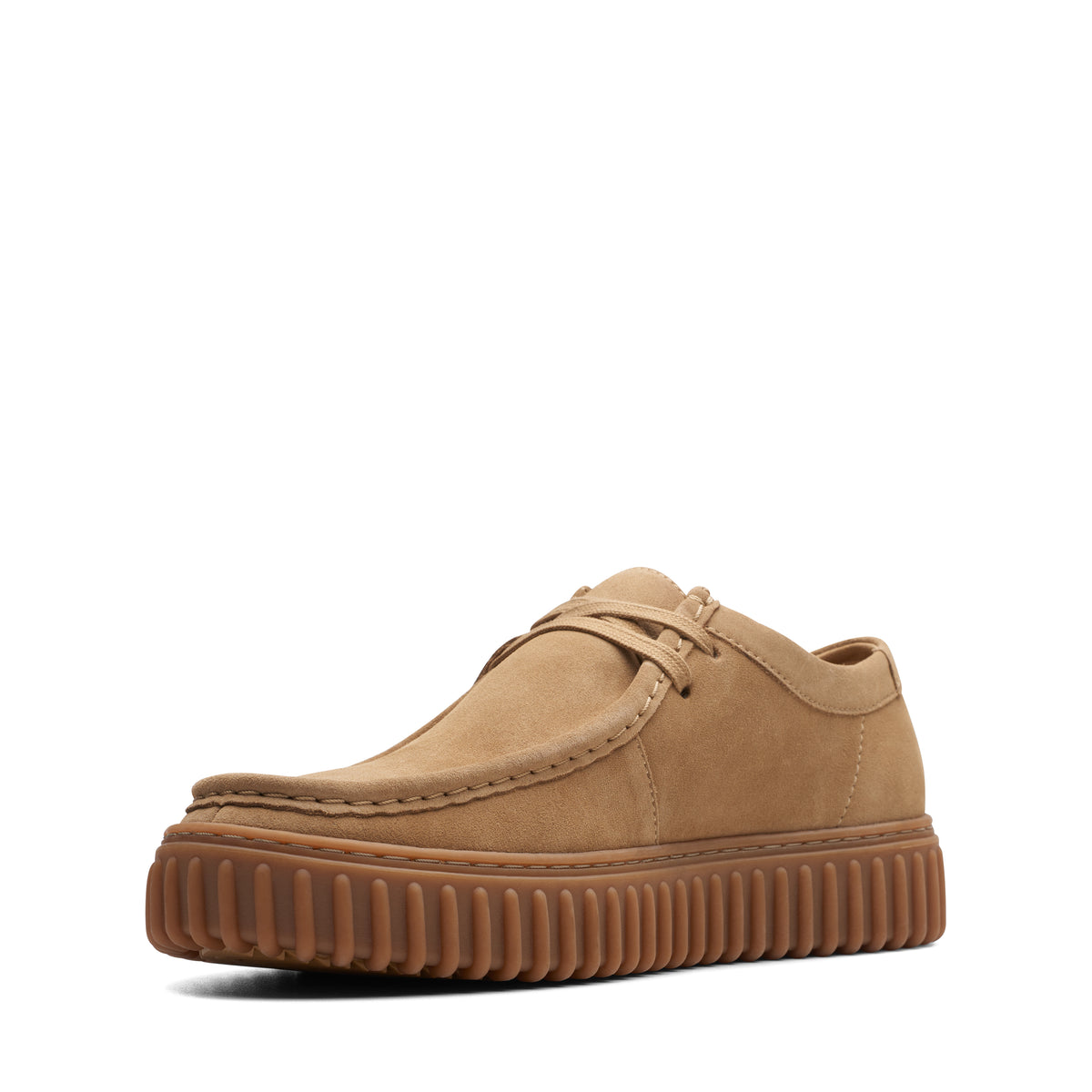 Chaussure de ville Clarks Torhill Lo marron et beige – vue 4