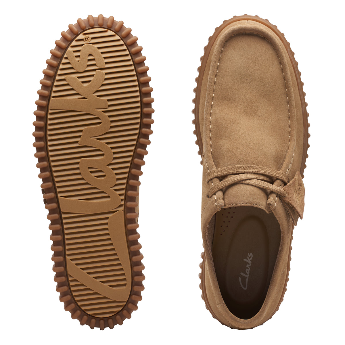 Chaussure de ville Clarks Torhill Lo marron et beige – vue 7