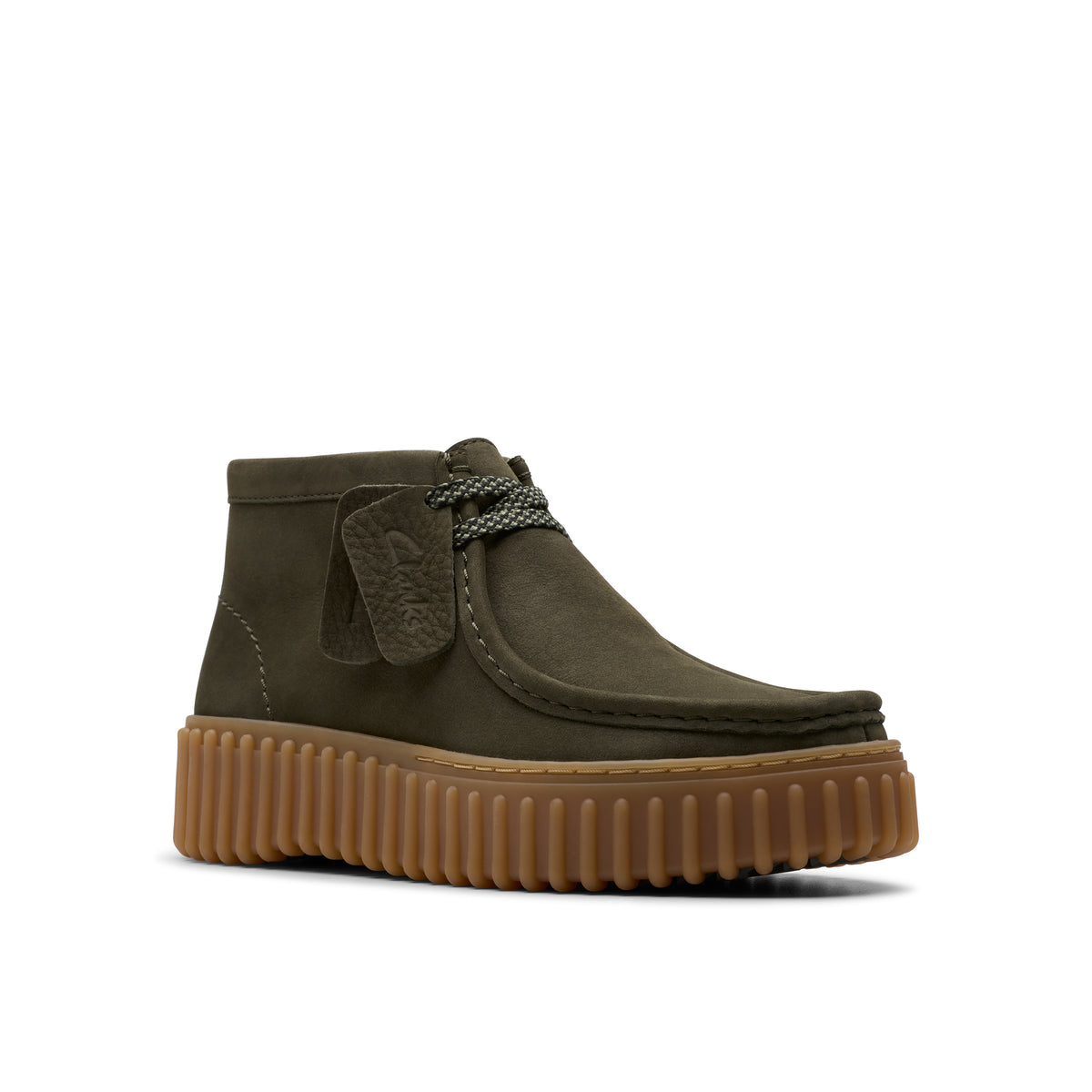 Chaussure de ville Clarks Torhill Moss Femme vert – vue 3