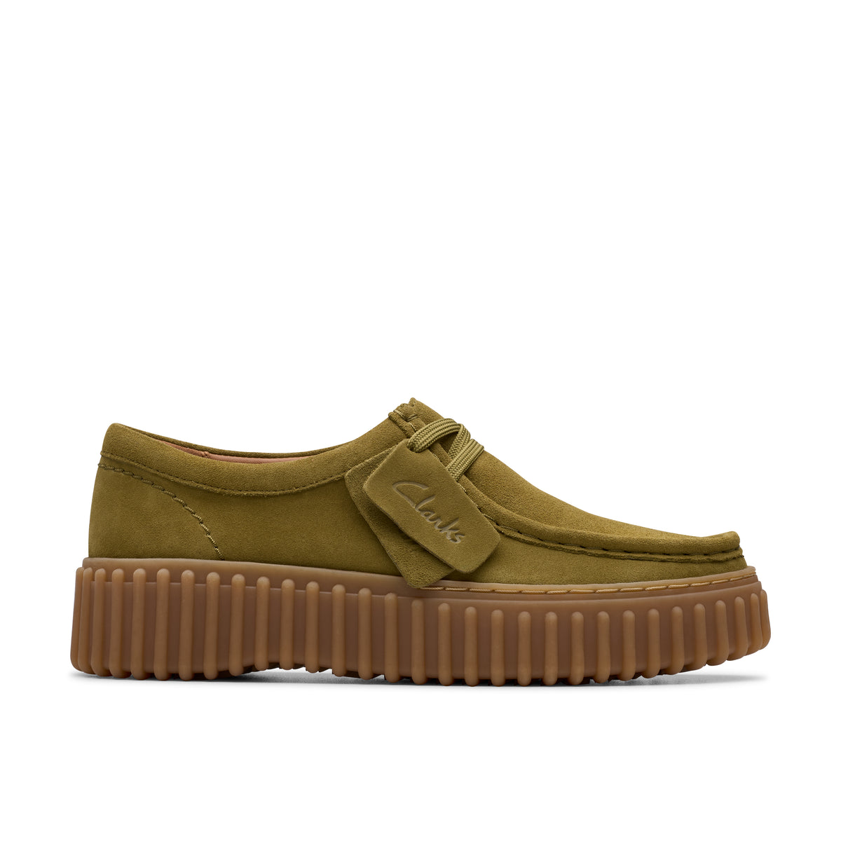 Chaussure de ville Clarks Torhill Bee Femme vert – vue 1