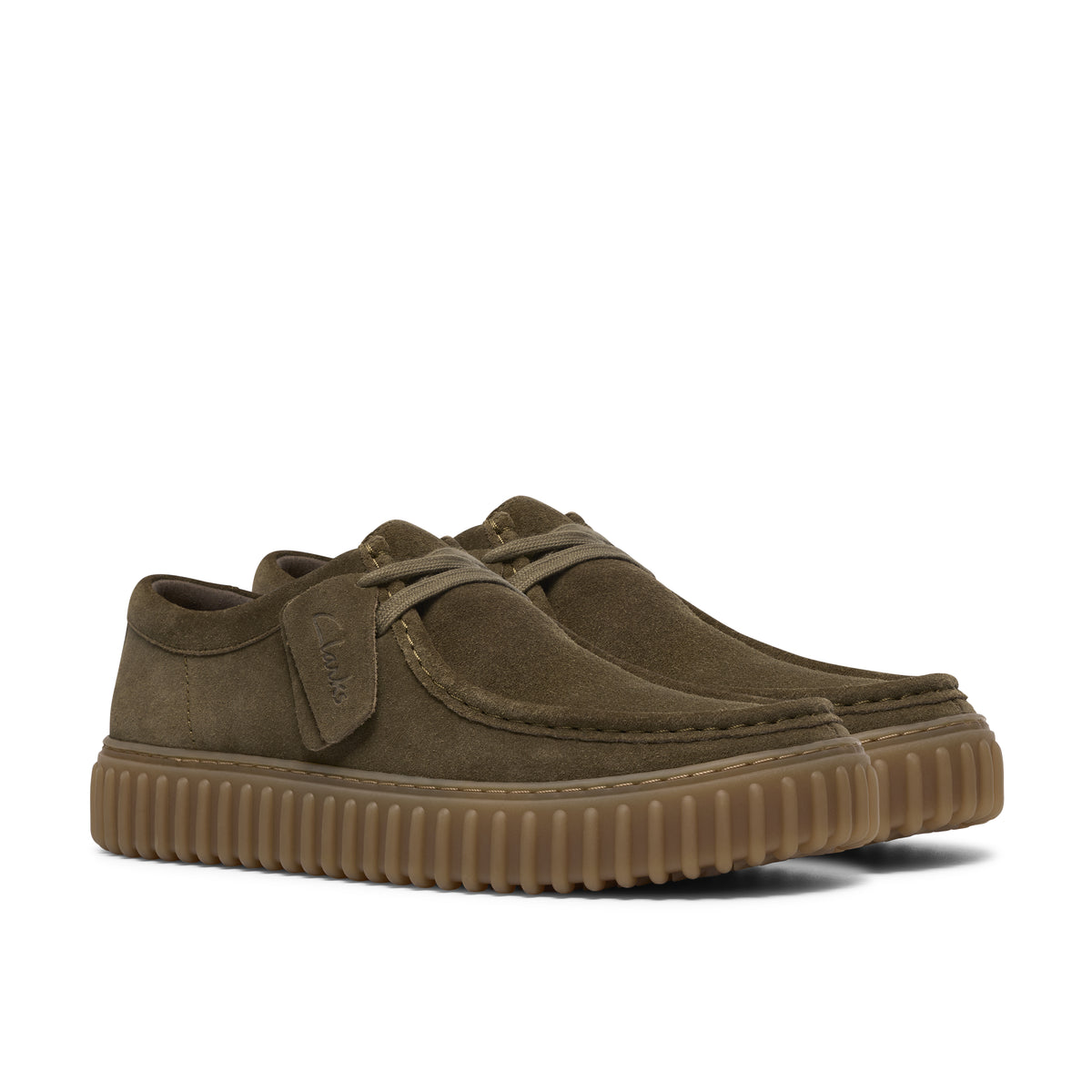 Chaussure de ville Clarks Torhill Lo vert – vue 4