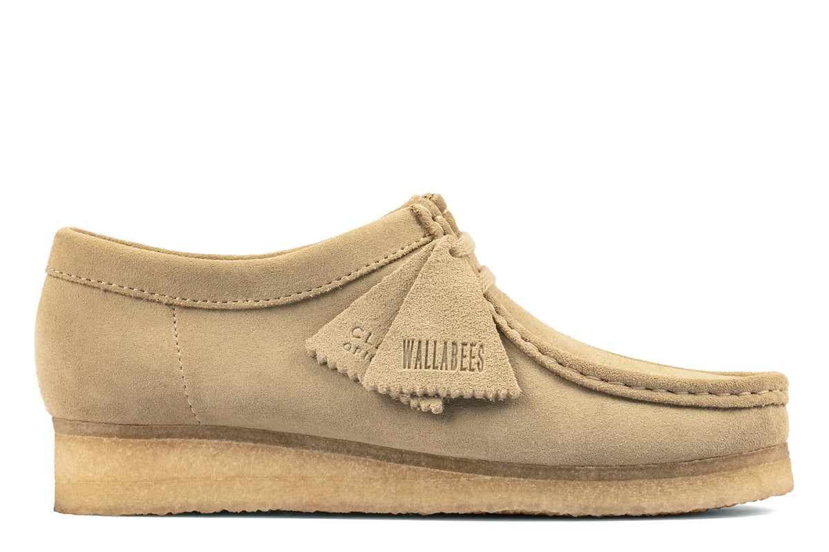 Desert boot Clarks Wallabee Femme beige – vue 1
