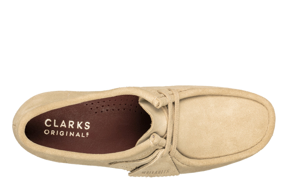 Desert boot Clarks Wallabee Femme beige – vue 4