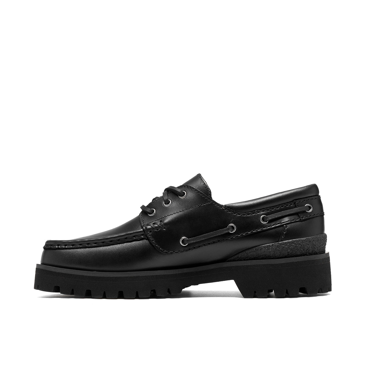 Chaussure de ville Clarks Yukoner Boat noir – vue 2