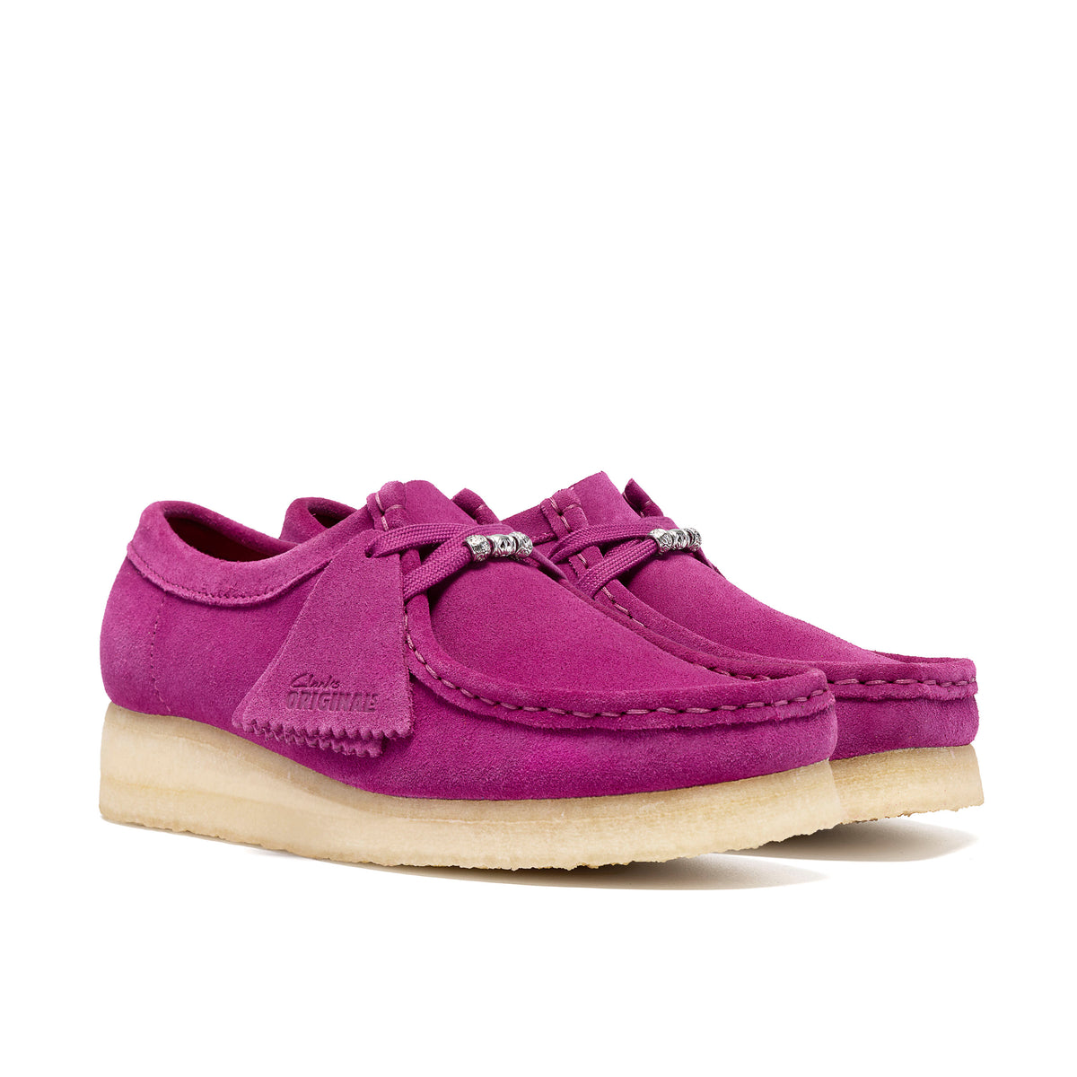Desert boot Clarks Wallabee Femme violet – vue 3