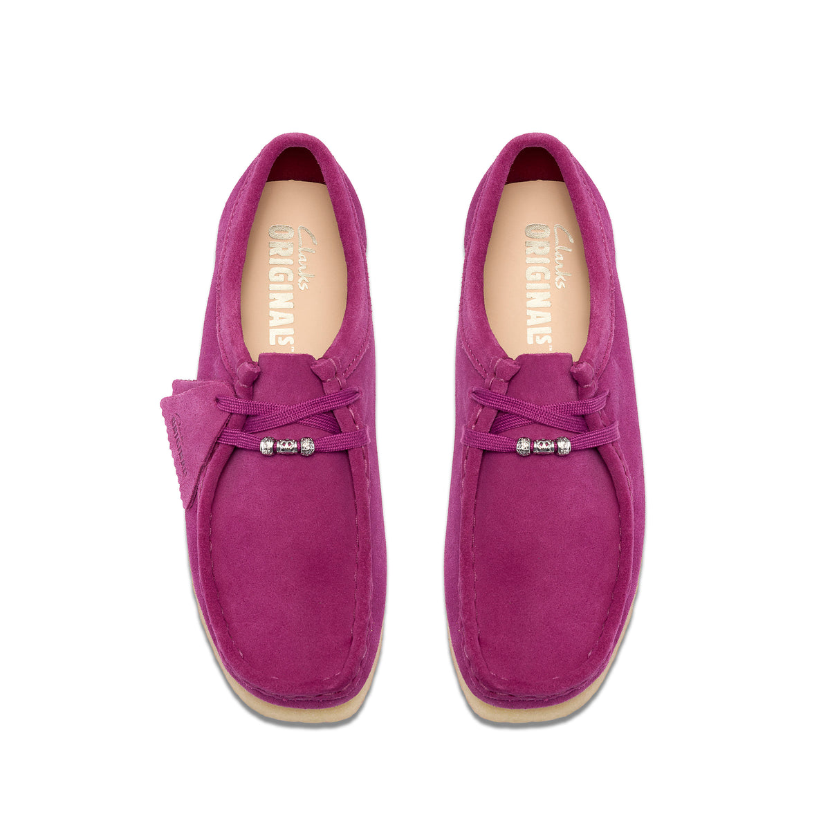 Desert boot Clarks Wallabee Femme violet – vue 4