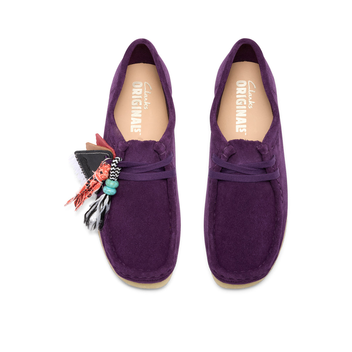 Desert boot Clarks Wallabee Femme violet – vue 5