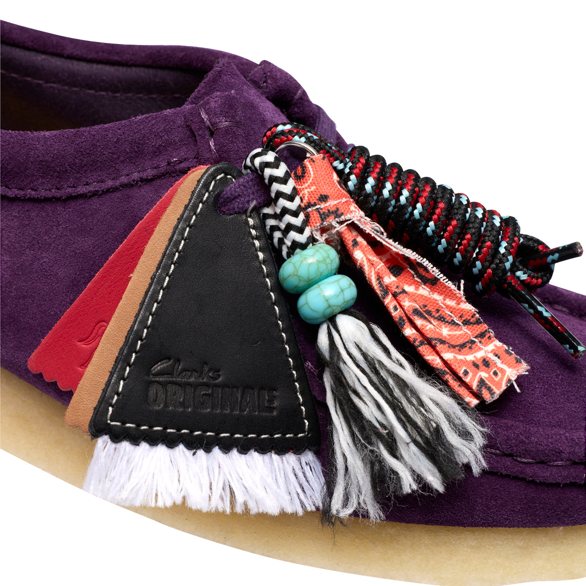 Desert boot Clarks Wallabee Femme violet – vue 6
