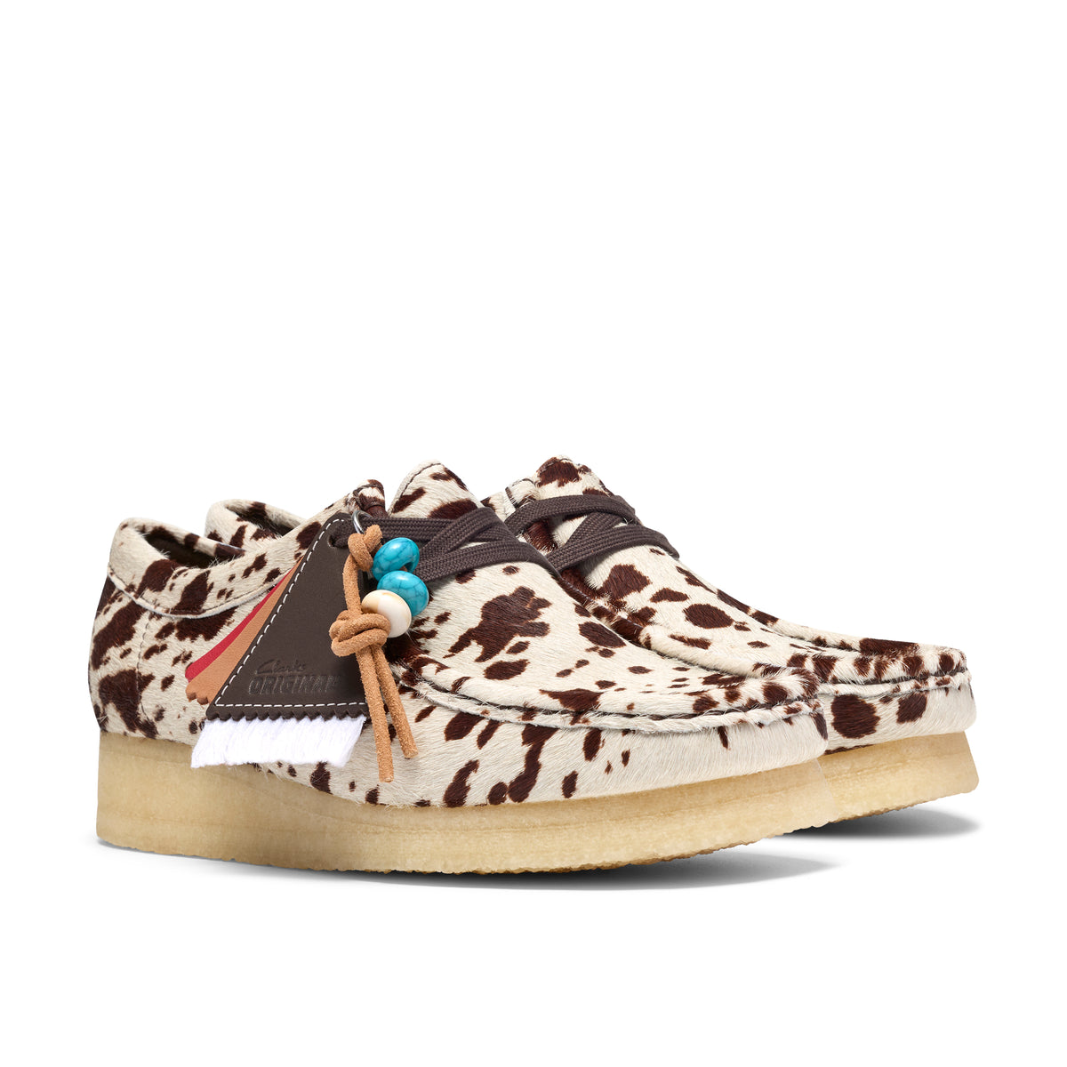Desert boot Clarks Wallabee Femme marron et imprimé – vue 4