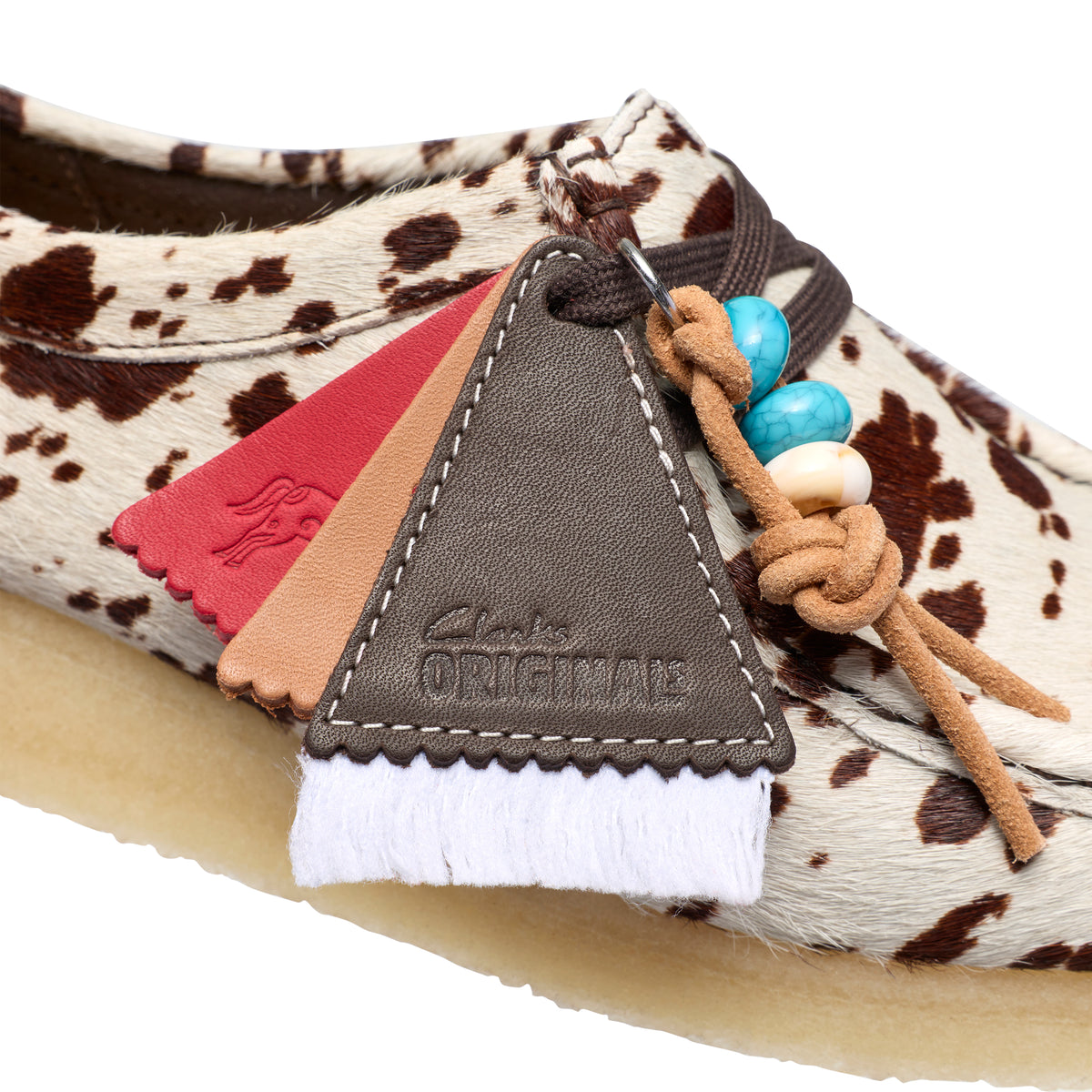 Desert boot Clarks Wallabee Femme marron et imprimé – vue 6