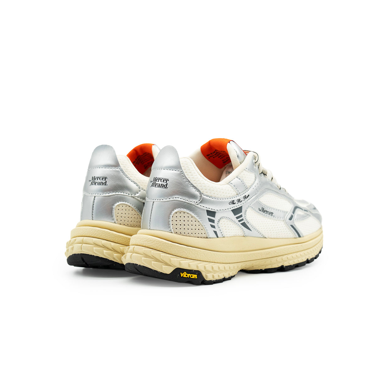 Sneakers The Mercer Re-Run Vibram argent – vue 3