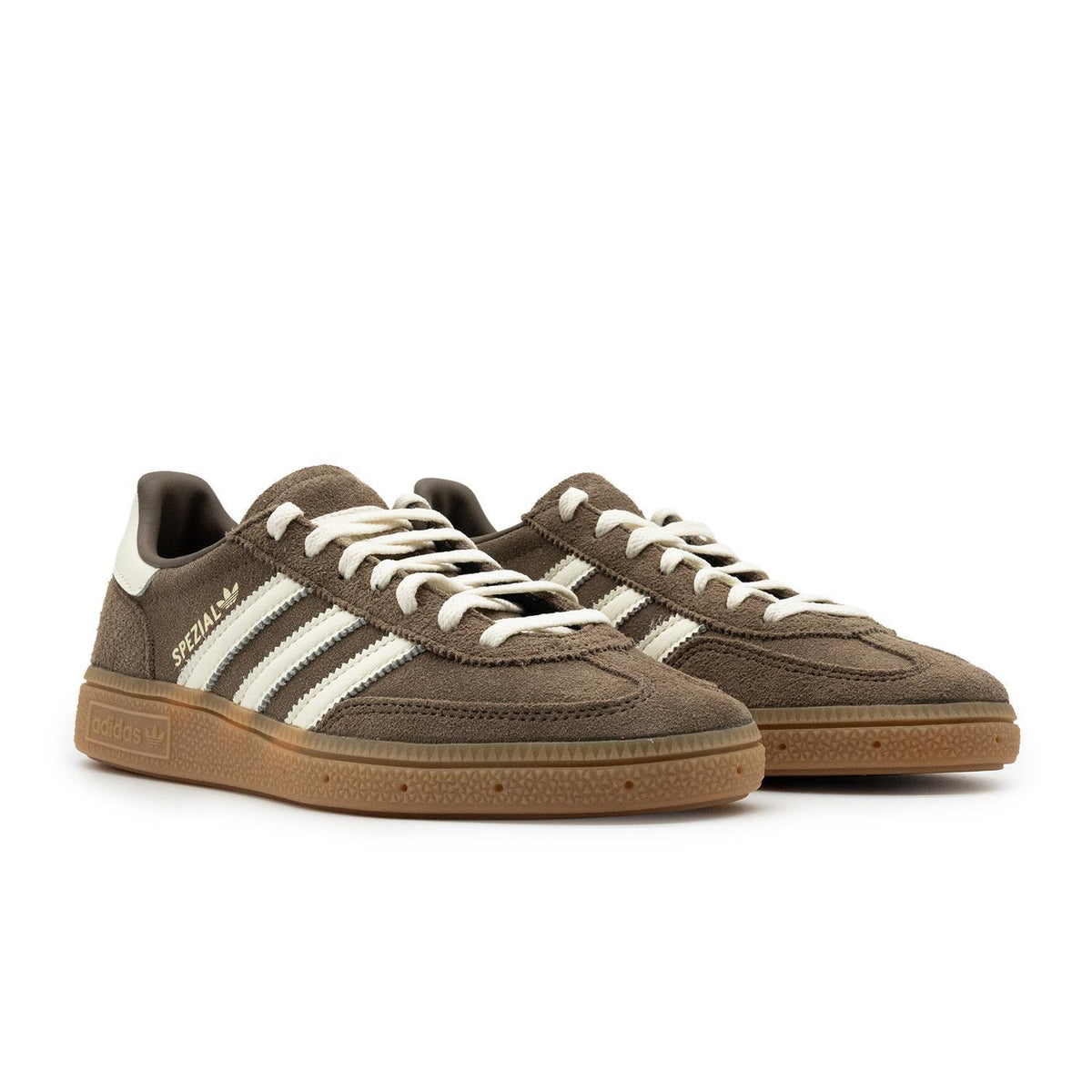 Sneakers Adidas Handball Spezial Femme marron et écru – vue 3
