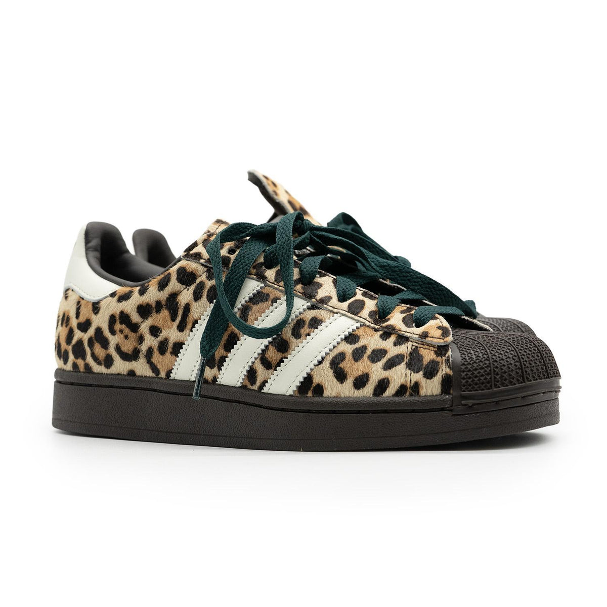 Sneakers Adidas Superstar II Femme imprimé et marron – vue 4