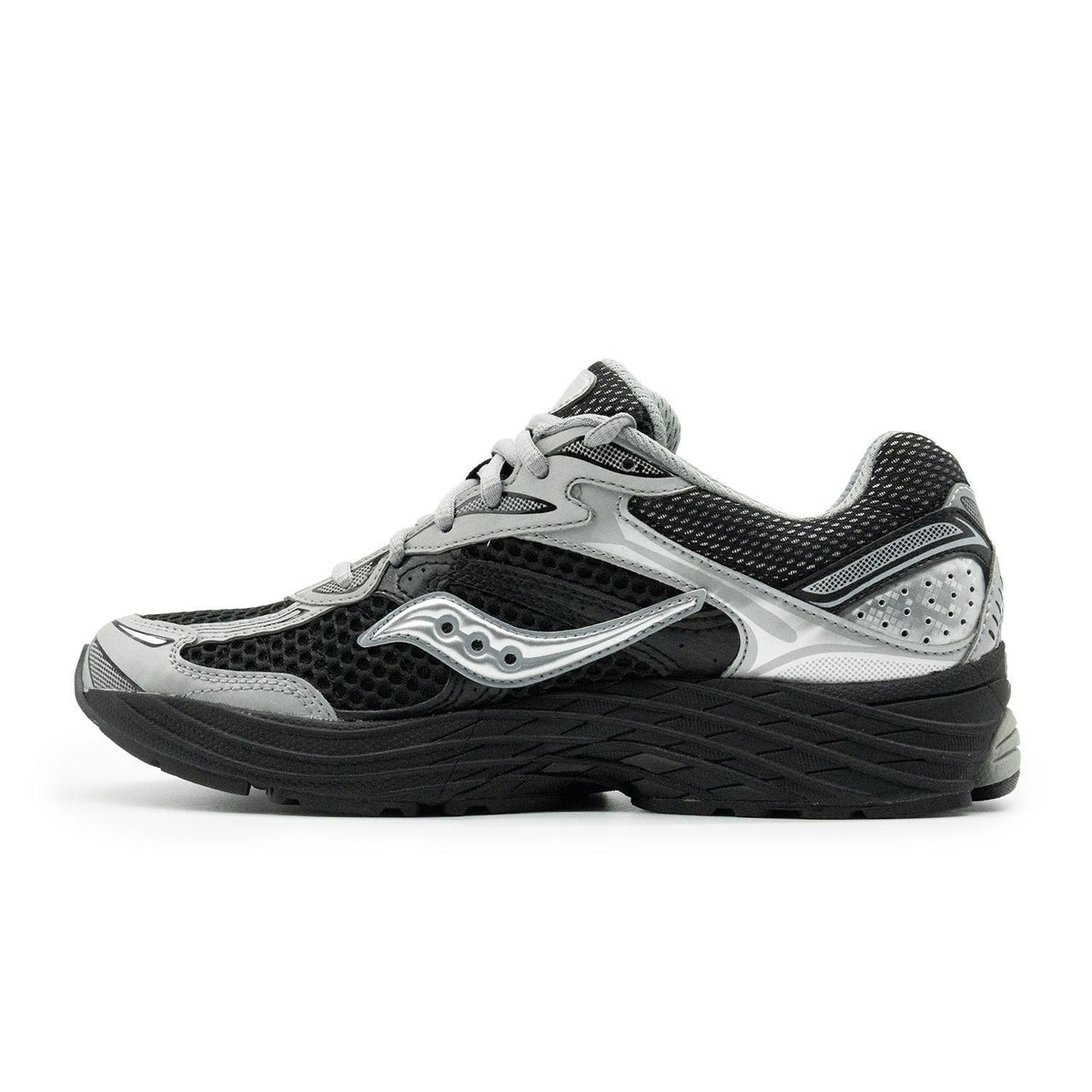 Chaussure de running Saucony ProGrid Omni 9 noir et argent – vue 2