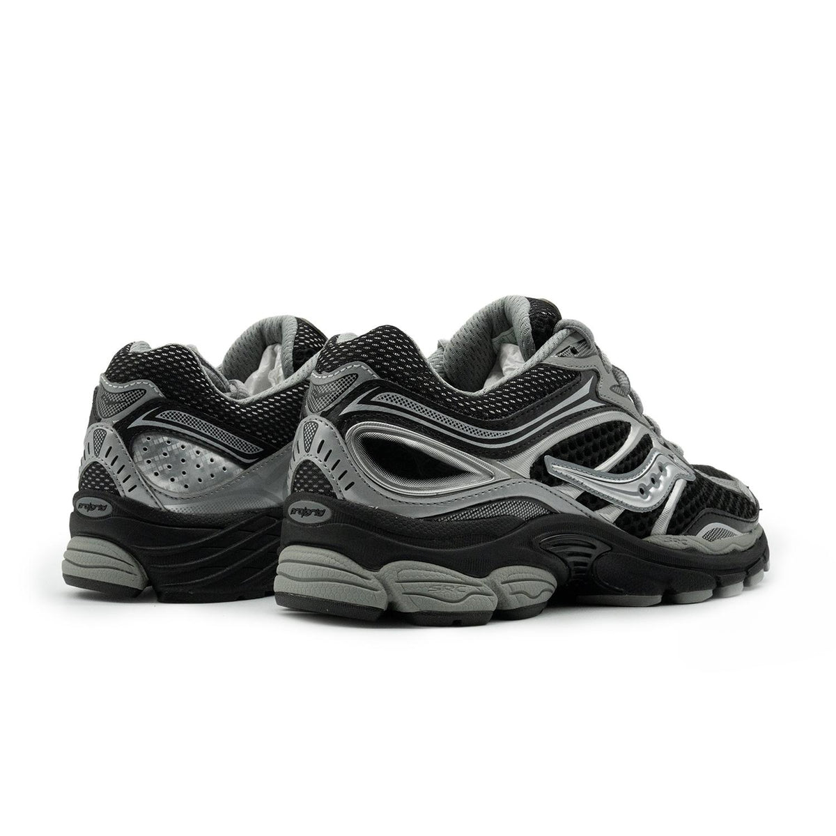 Chaussure de running Saucony ProGrid Omni 9 noir et argent – vue 4
