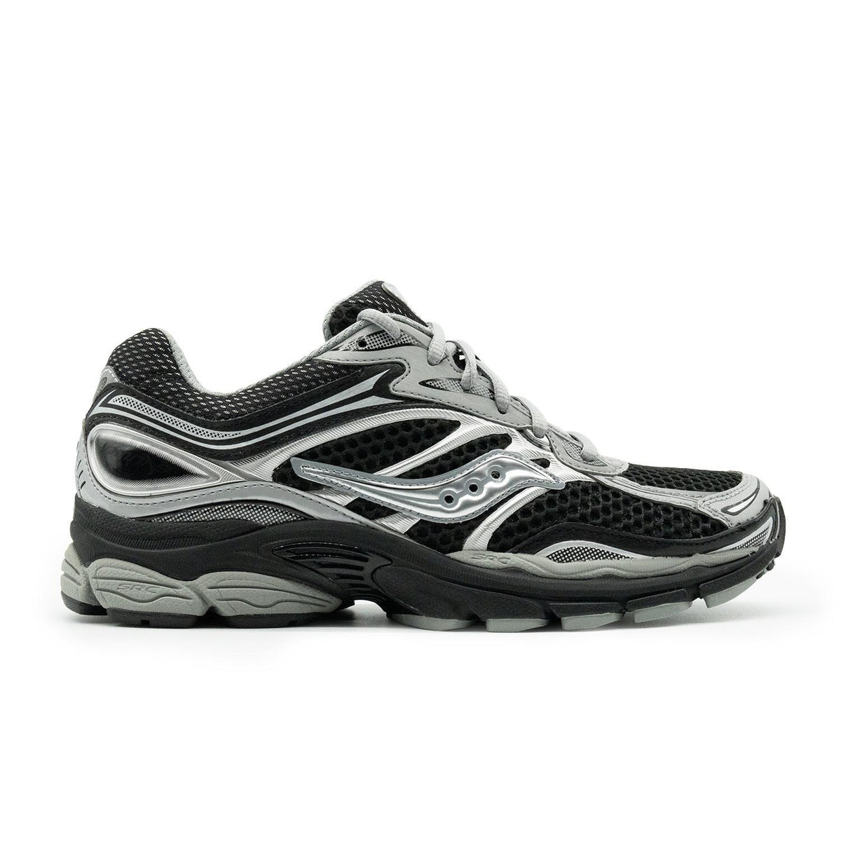 Chaussure de running Saucony ProGrid Omni 9 noir et argent – vue 1