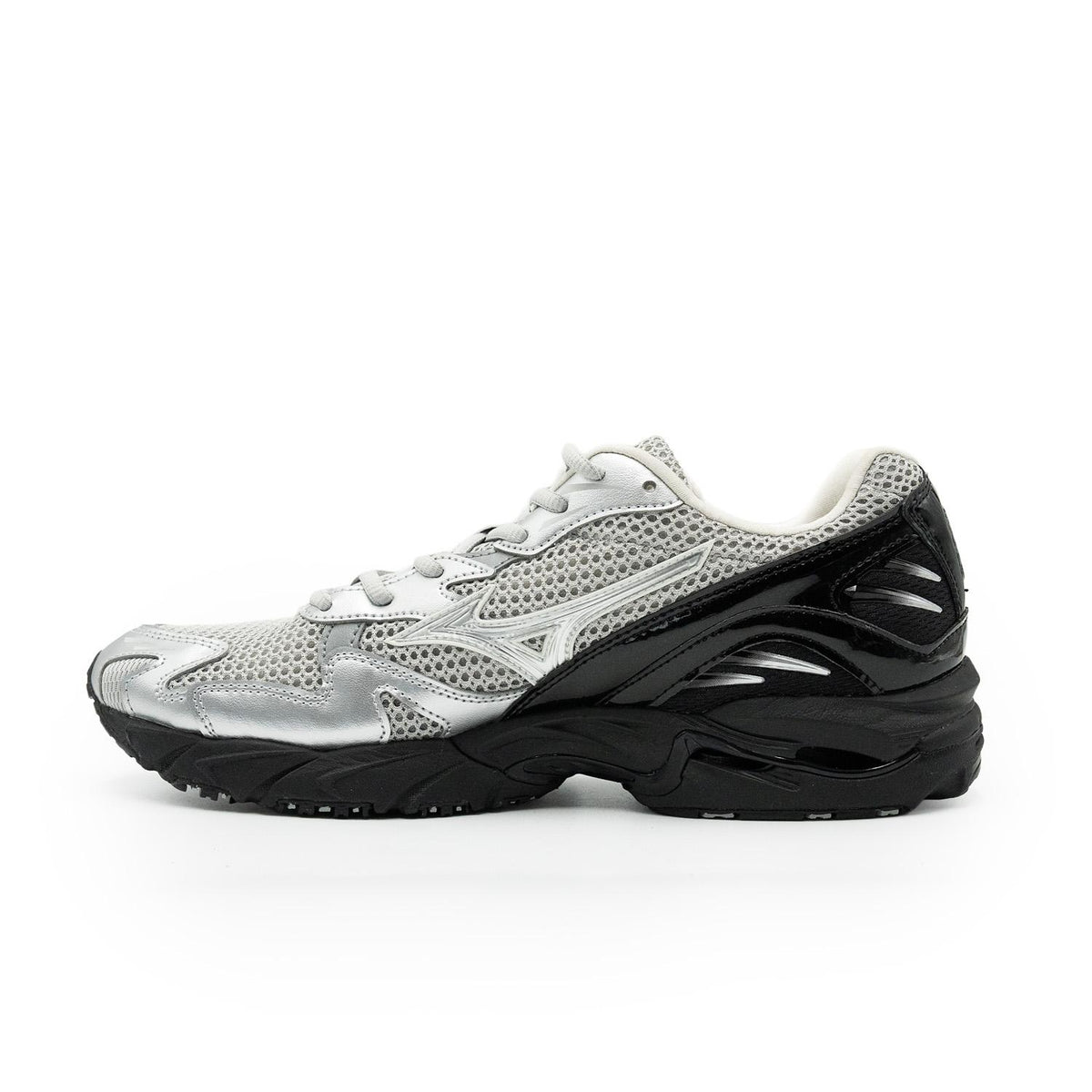 Chaussure de running Mizuno Wave Rider 10 bleu et argent – vue 2