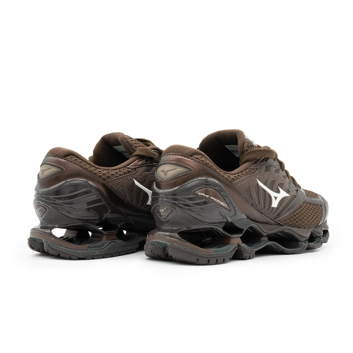 Chaussure de running Mizuno Wave Prophecy LS marron et noir – vue 4