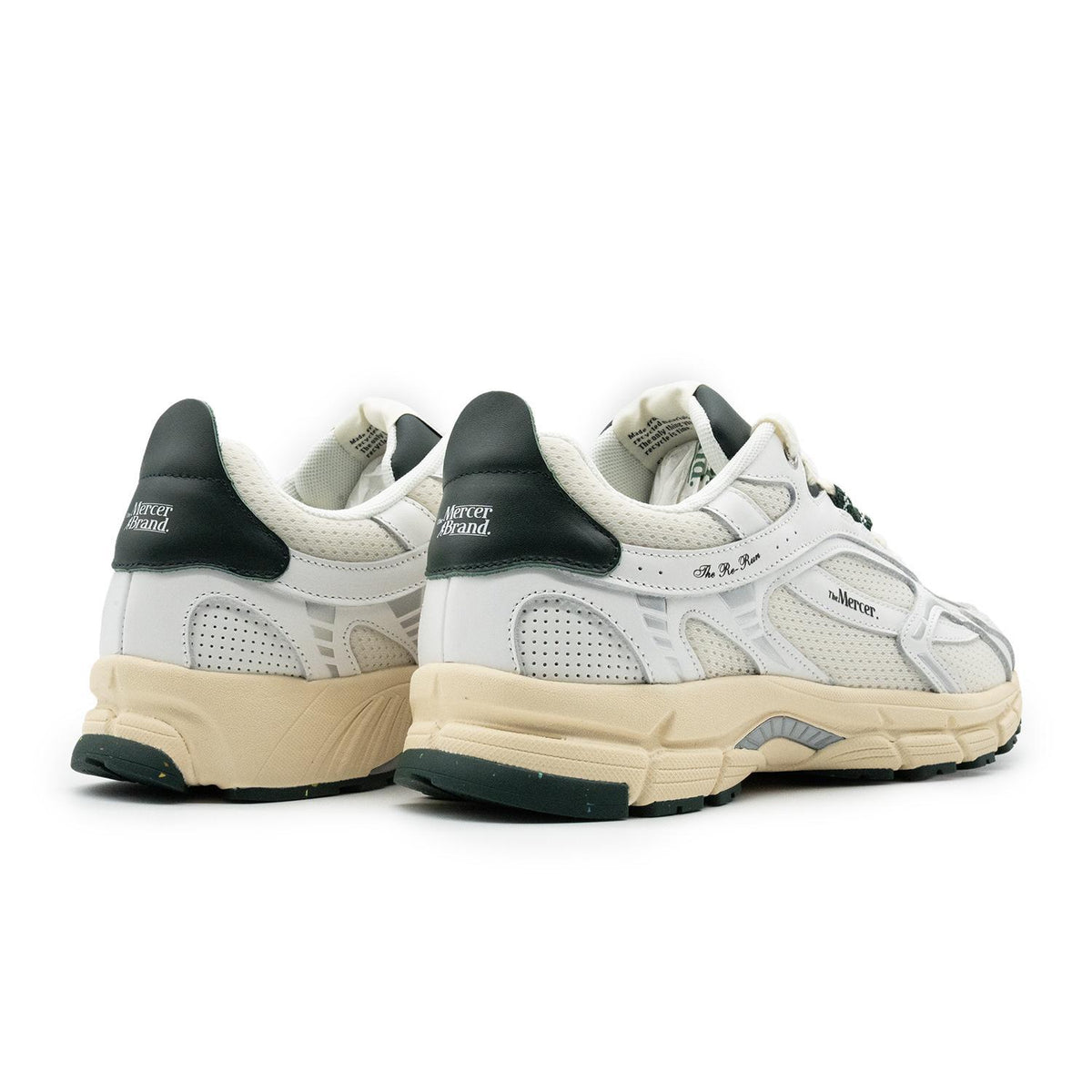Sneakers The Mercer Re-Run blanc et vert – vue 4