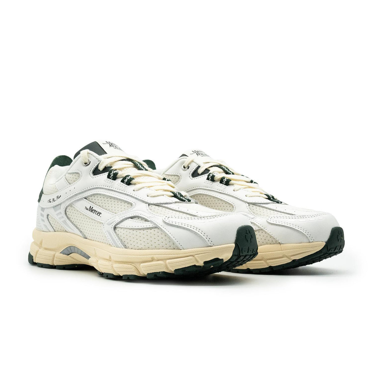 Sneakers The Mercer Re-Run blanc et vert – vue 3