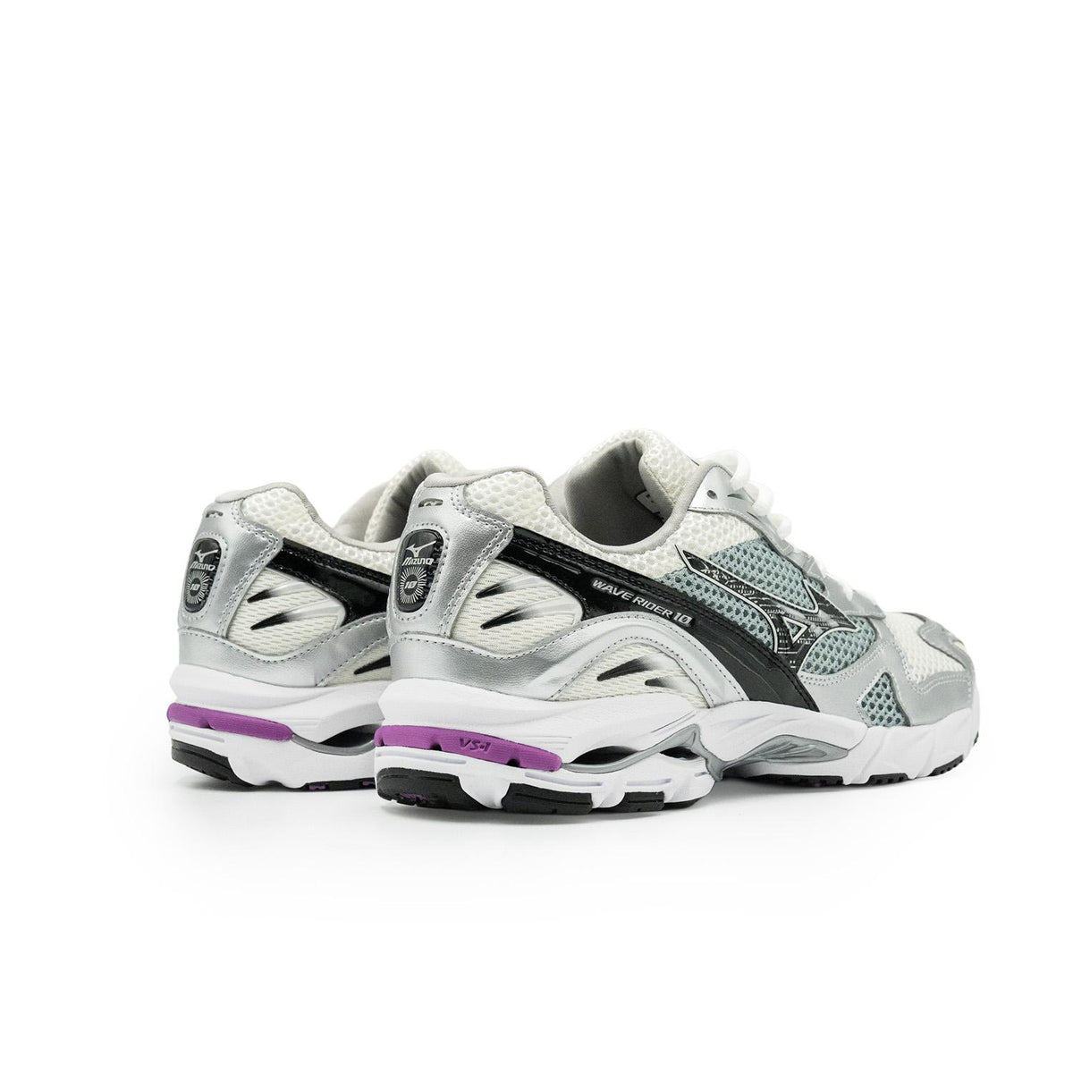 Chaussure de running Mizuno Wave Rider 10 gris – vue 4