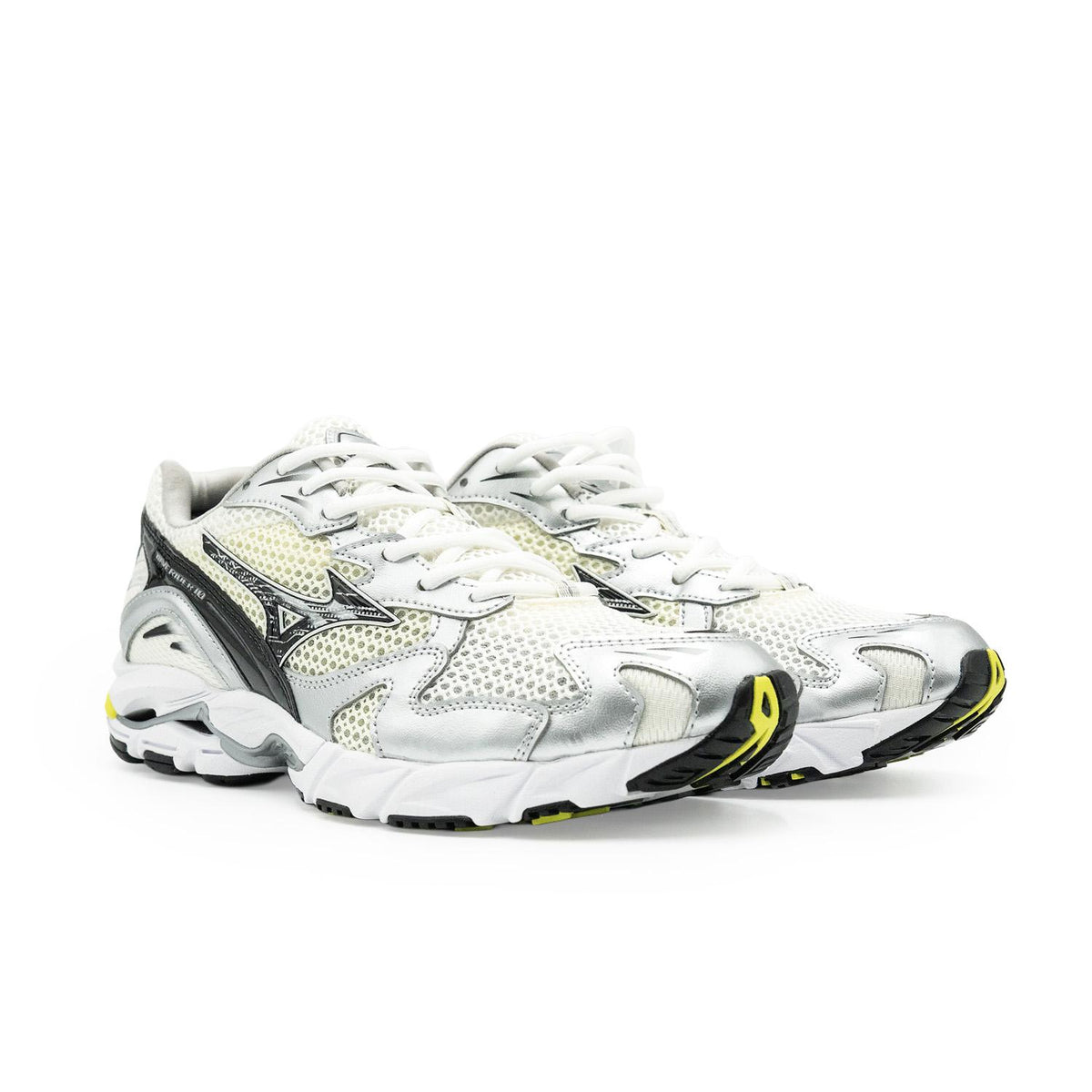 Chaussure de running Mizuno Wave Rider 10 noir et jaune – vue 3