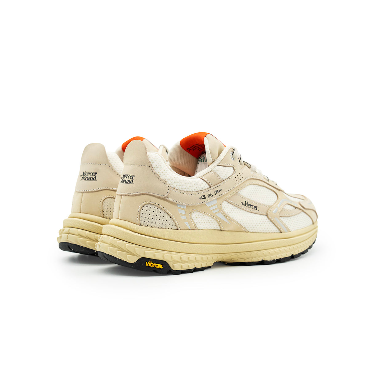Sneakers The Mercer Re-Run Vibram écru et blanc – vue 4