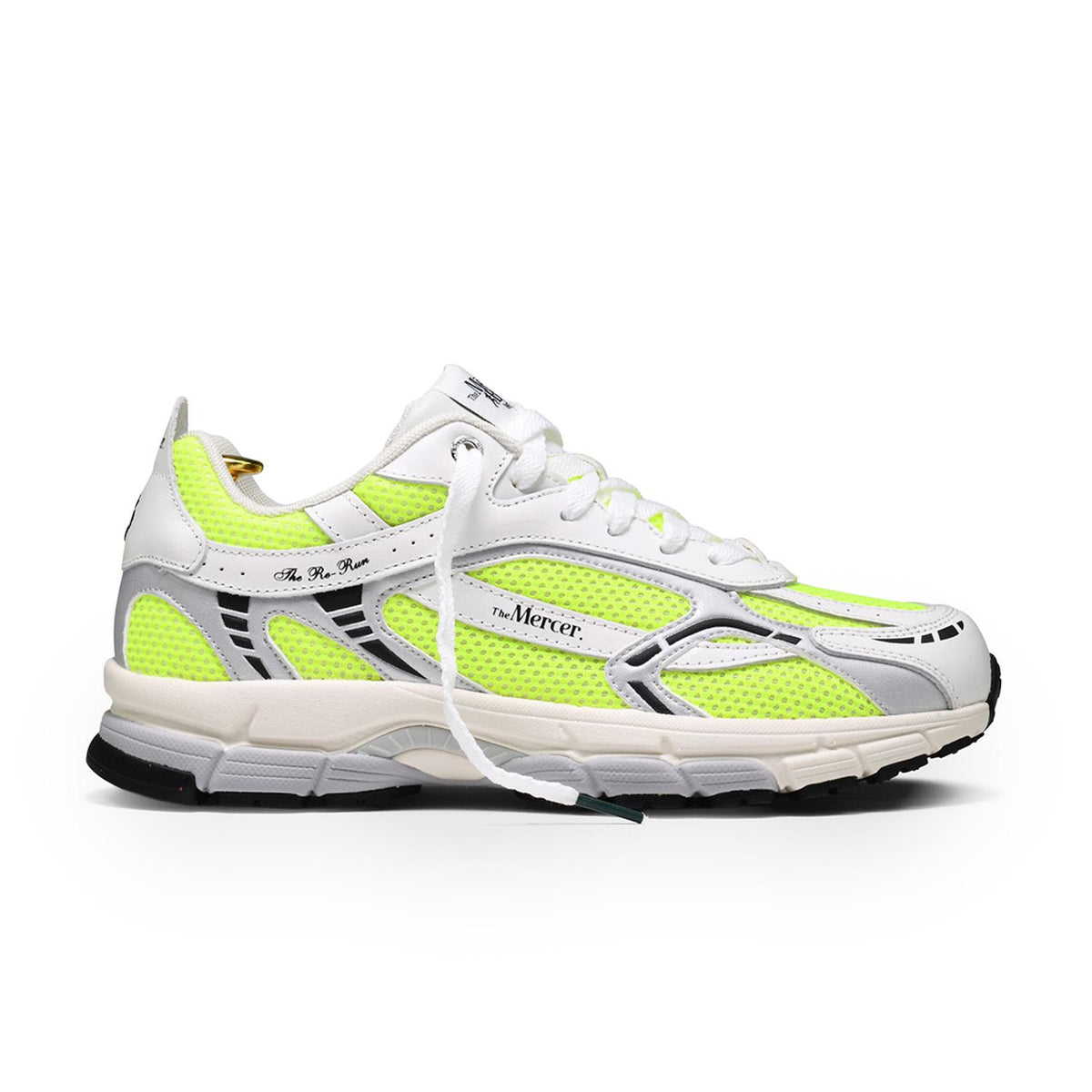Sneakers The Mercer Re-Run blanc et jaune – vue 1