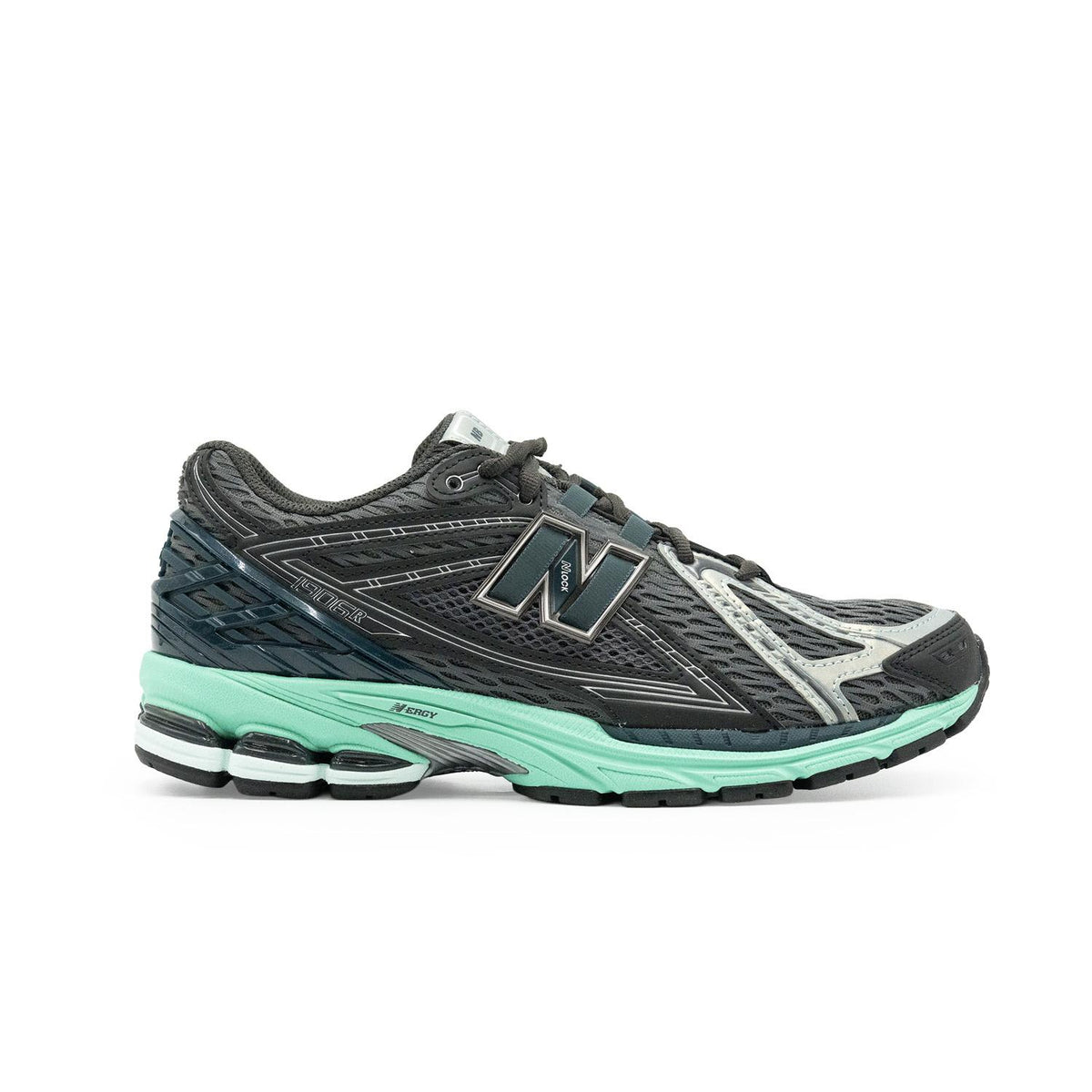 Sneakers New Balance 1906 noir et argent – vue 1