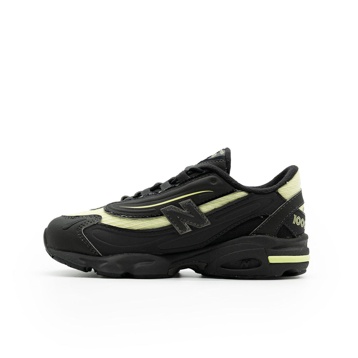 Sneakers New Balance 1000 noir et argent – vue 2