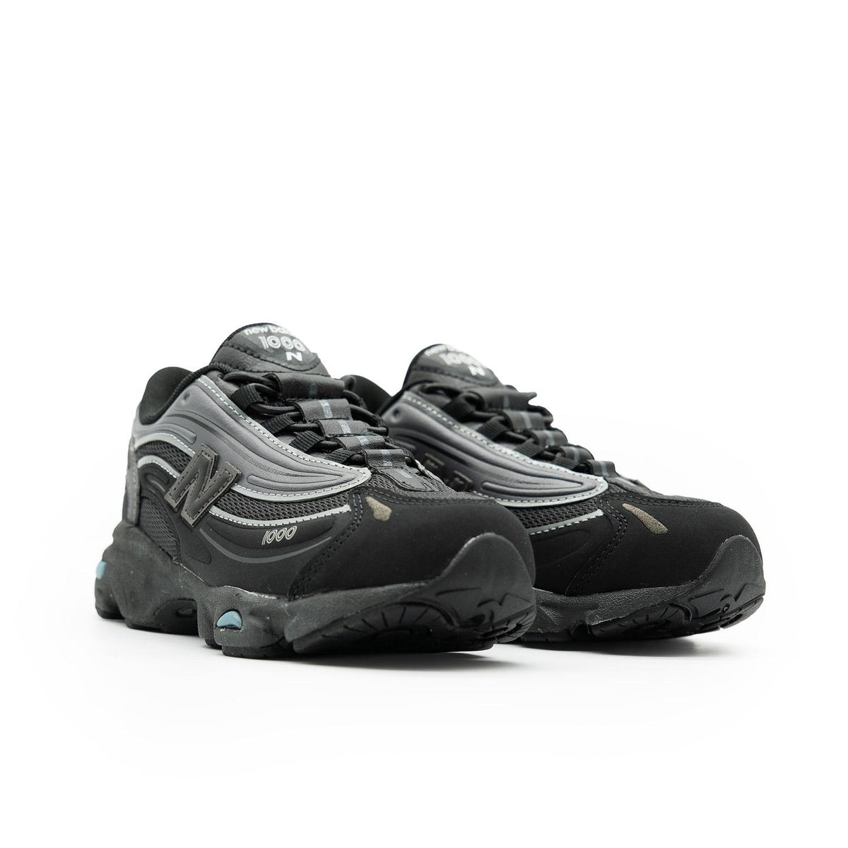 Sneakers New Balance 1000 Enfant noir et gris – vue 3