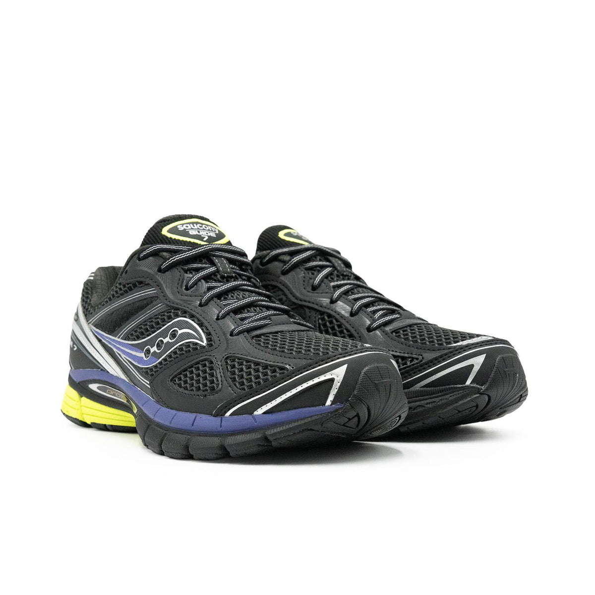 Chaussure de running Saucony ProGrid Guide 7 noir et multicolore – vue 3