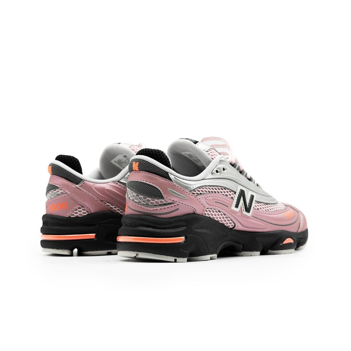 Sneakers New Balance 1000 rose et argent – vue 4