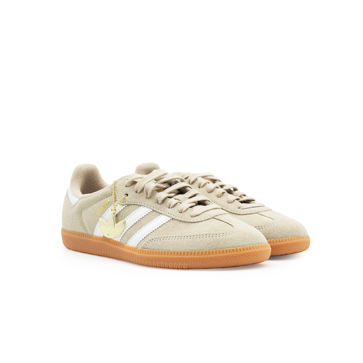 Sneakers Adidas Samba OG Femme gris et écru – vue 3