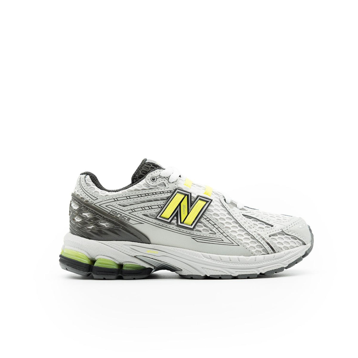 Sneakers New Balance 1906R Enfant argent et vert – vue 1